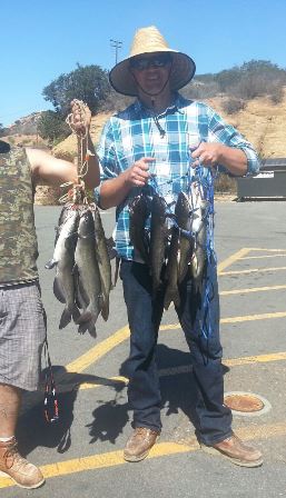 Nick Kayser and friend 2 cat limits, Buoy line, 20 Sep 15 sm.jpg